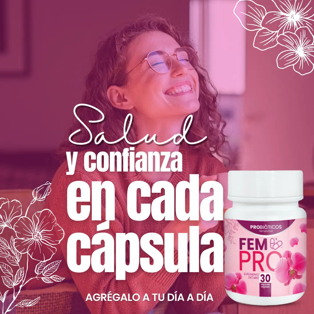 ¡No dejes pasar esta oportunidad única! Obtén 2x1 en probióticos FEM-PRO y cuida tu salud digestiva al máximo. ¡Compra ahora y siente la diferencia en tu bienestar!